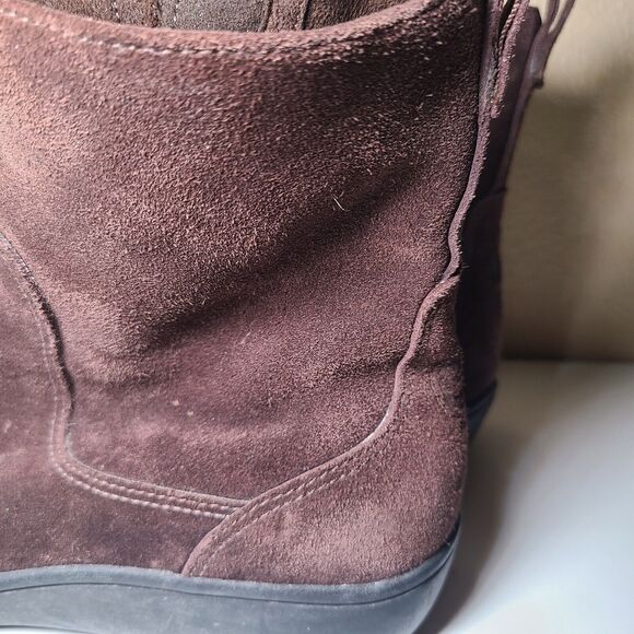 Timberland Smartwool Collab Waterproof Winter Brown Leather Boots Women's Size 7 - Picture 12 of 12